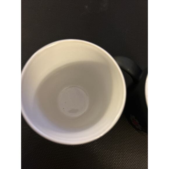 American Refining Group Motor Oil Coffee Cups Mugs Lot Of 2 Black White READ - Picture 4 of 7